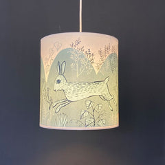 Rabbit Lampshade Teal SECOND (pendant)