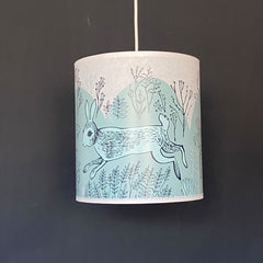 Rabbit Lampshade Teal SECOND (pendant)