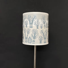 Small Winter Trees Lampshade Grey SECOND 1 (lamp)