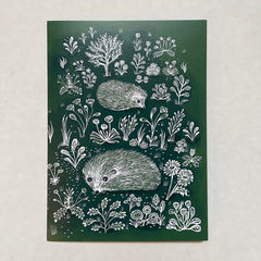 Lush designs hedgehog card