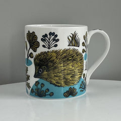 Fancy Handle Hedgehog mug