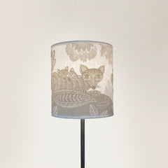 Fox & Cubs Lampshade - Cream/Pale Grey