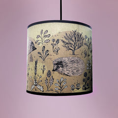 Lush Designs brown hedgehog lampshade