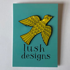 Bird Pin Badge