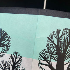 Winter Trees Lampshade Spearmint SECOND