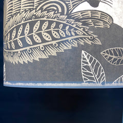 Fox and Cubs Lampshade Grey SECOND