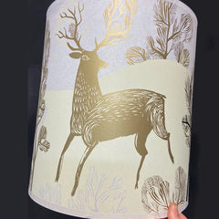 Stag Lampshade Gold SECOND (pendant)