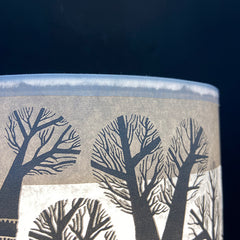 Small Winter Trees Lampshade Grey SECOND 1 (lamp)