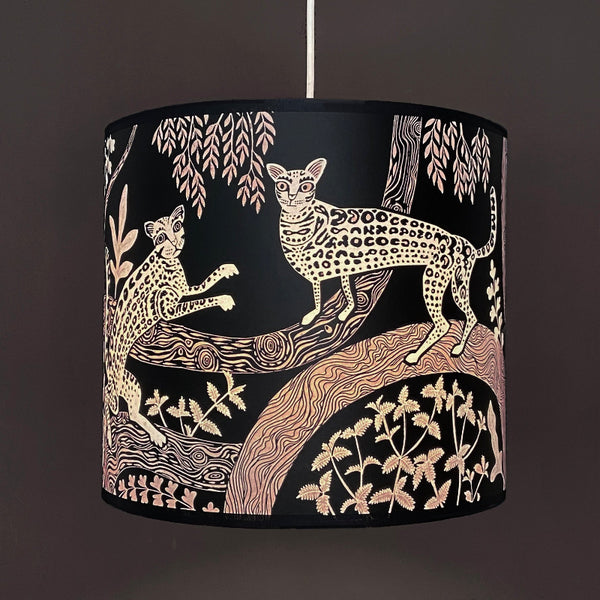 Ocelot Lampshade pink SECOND LAMP