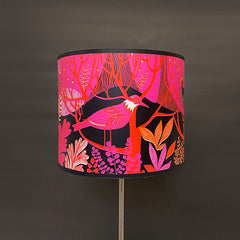 Dawn Chorus Lampshade Pink SECOND (lamp)1