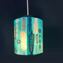 Plankton lampshade turquoise SECOND pendant or lamp