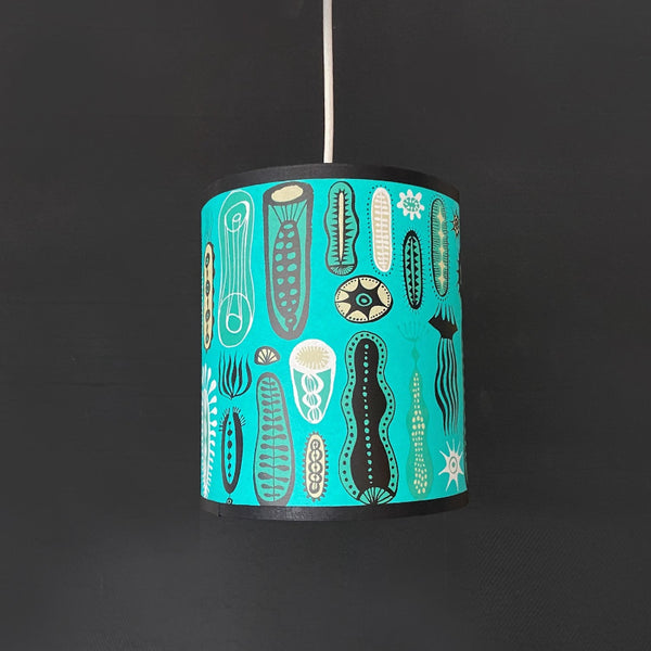 Plankton lampshade turquoise SECOND pendant or lamp