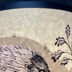 Hedgehog Lampshade BROWN Second