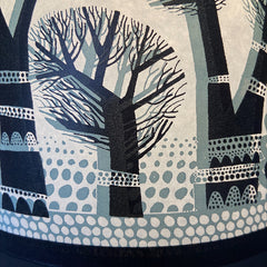 Winter Trees Lampshade SECOND (lamp)